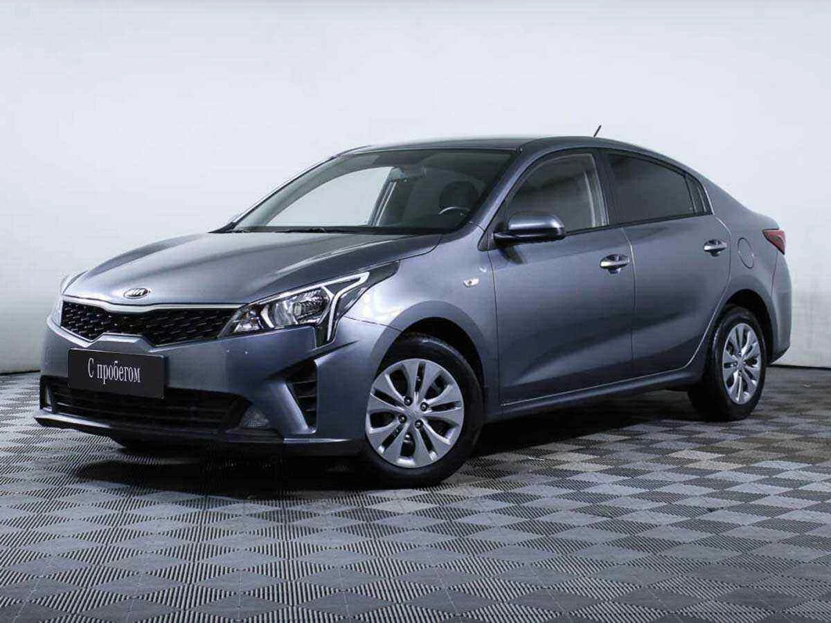 KIA Rio, Серый, 2020, Автоматическая, 123 л.с., цена от 1 050 000 руб.