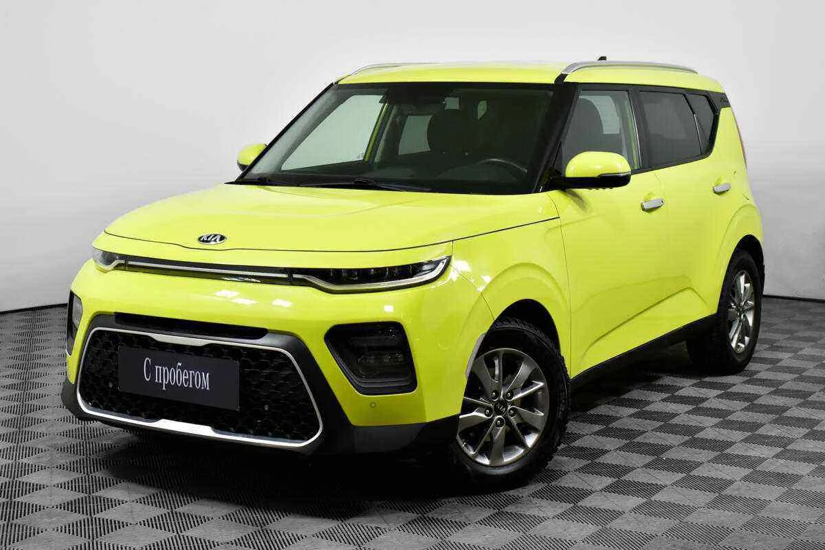 KIA Soul, Желтый, 2021, Автоматическая, 123 л.с., цена от 1 463 000 руб.