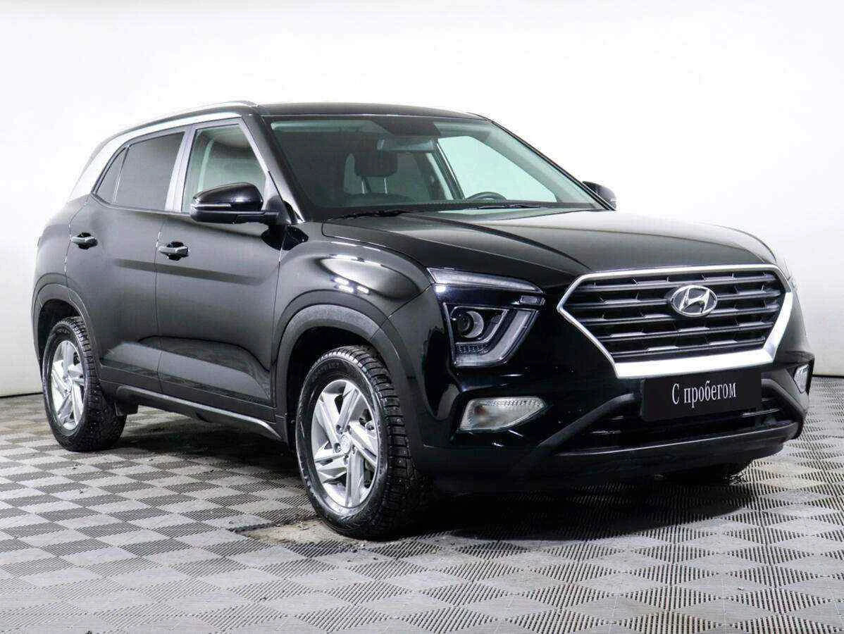 Hyundai Creta, Черный, 2022, Автоматическая, 123 л.с., цена от 1 809 000 руб.