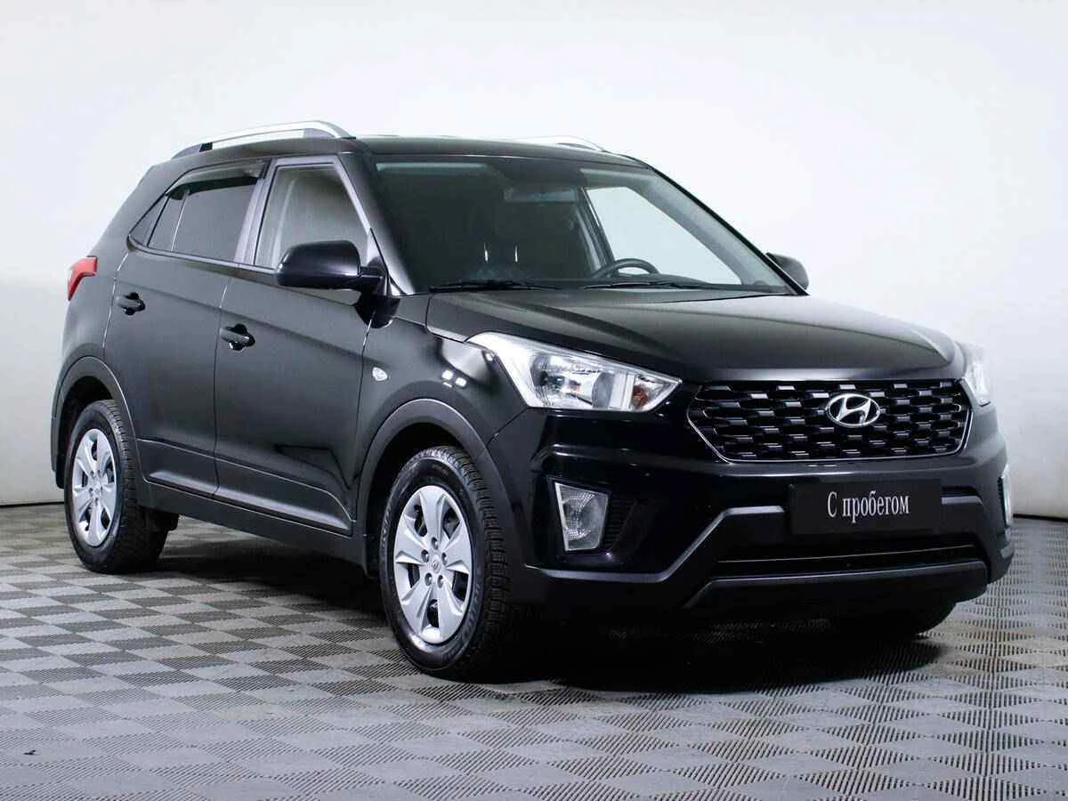 Hyundai Creta, Черный, 2021, Автоматическая, 123 л.с., цена от 1 274 000 руб.