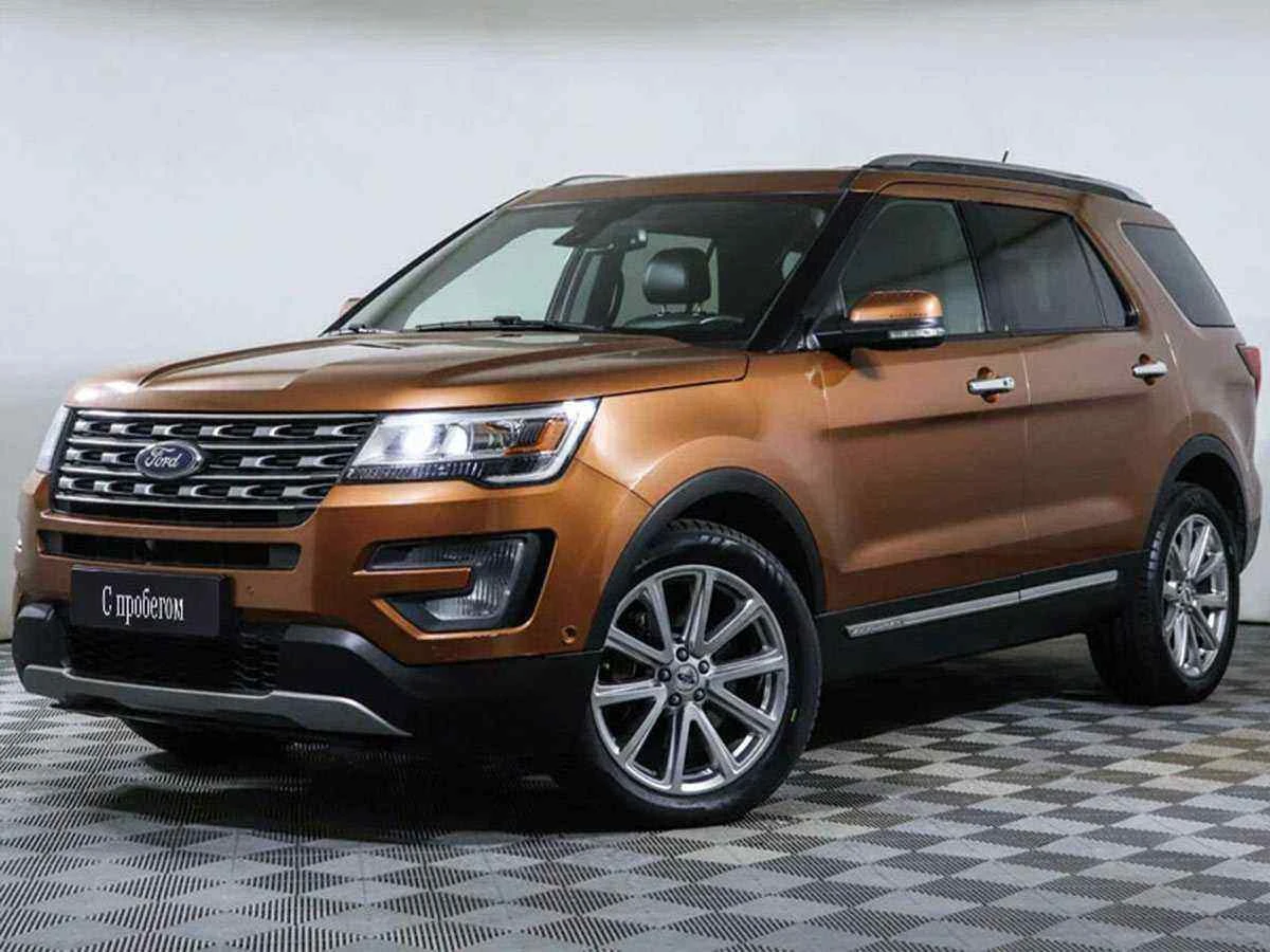 Ford Explorer, Коричневый, 2016, Автоматическая, 249 л.с., цена от 2 150 000 руб.