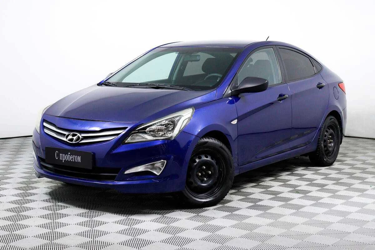 HYUNDAI SOLARIS, Синий, 2015, Автоматическая, 107 л.с., цена от 704 000 руб.