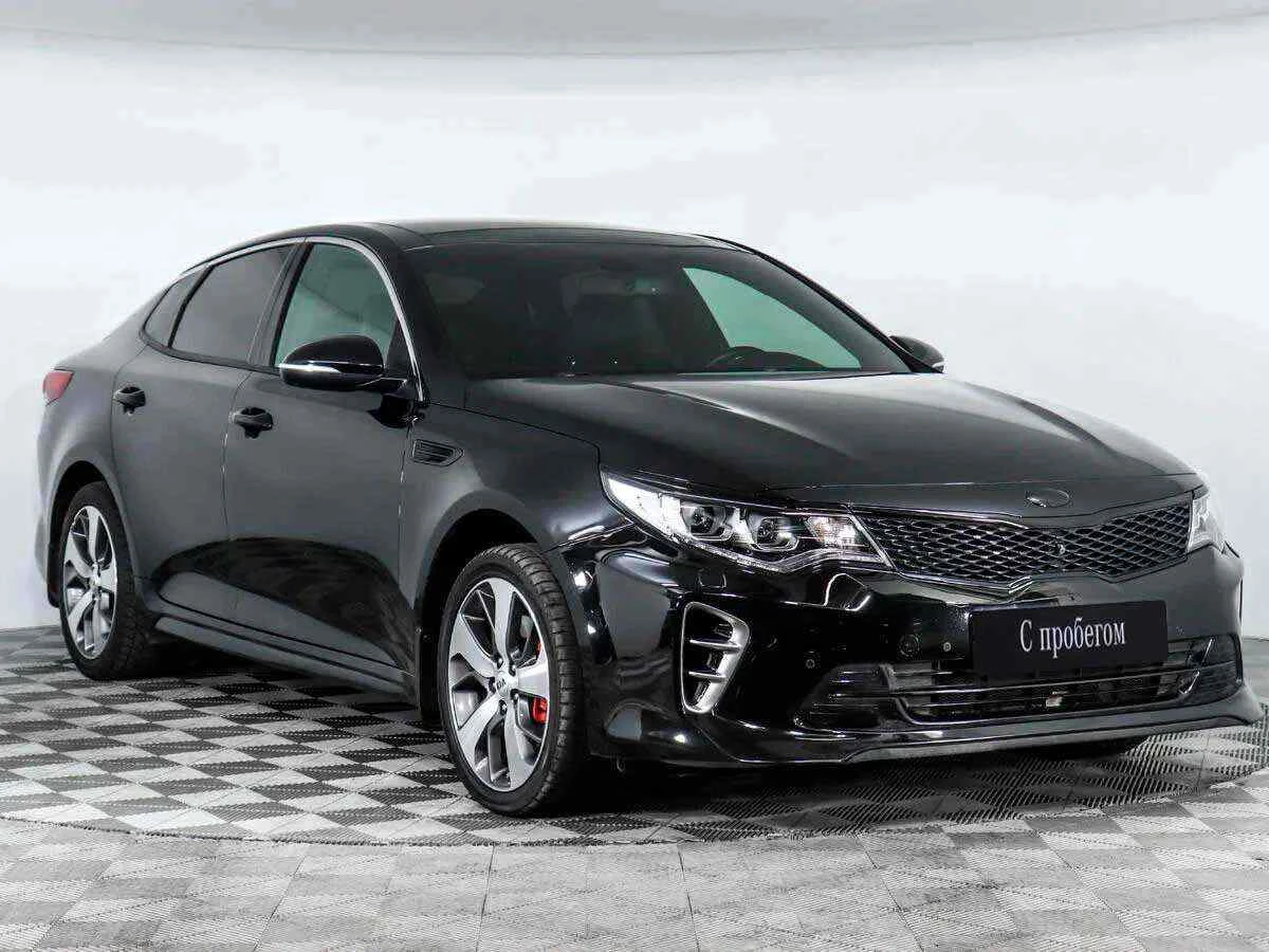 KIA Optima, Черный, 2017, Автоматическая, 245 л.с., цена от 1 251 000 руб.