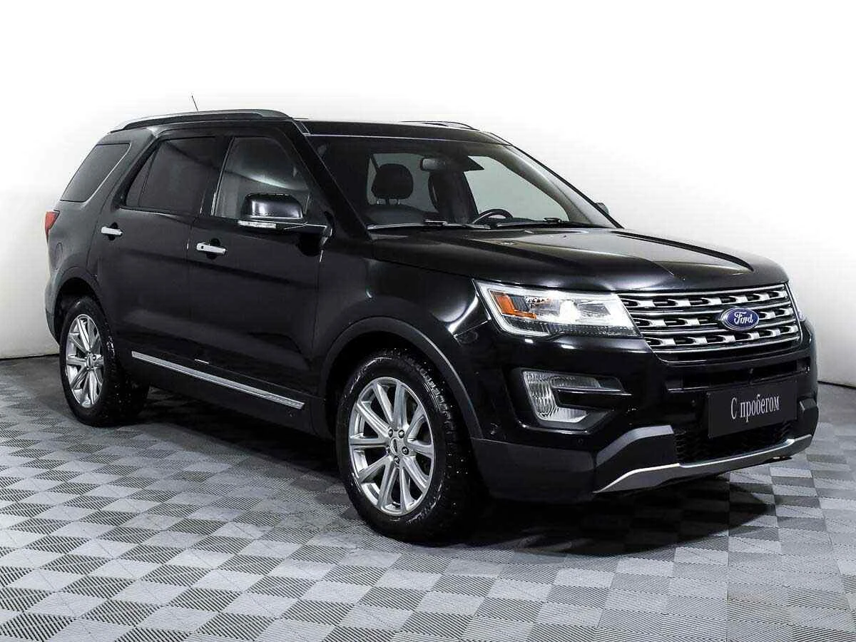 Ford Explorer, Черный, 2016, Автоматическая, 249 л.с., цена от 1 771 000 руб.