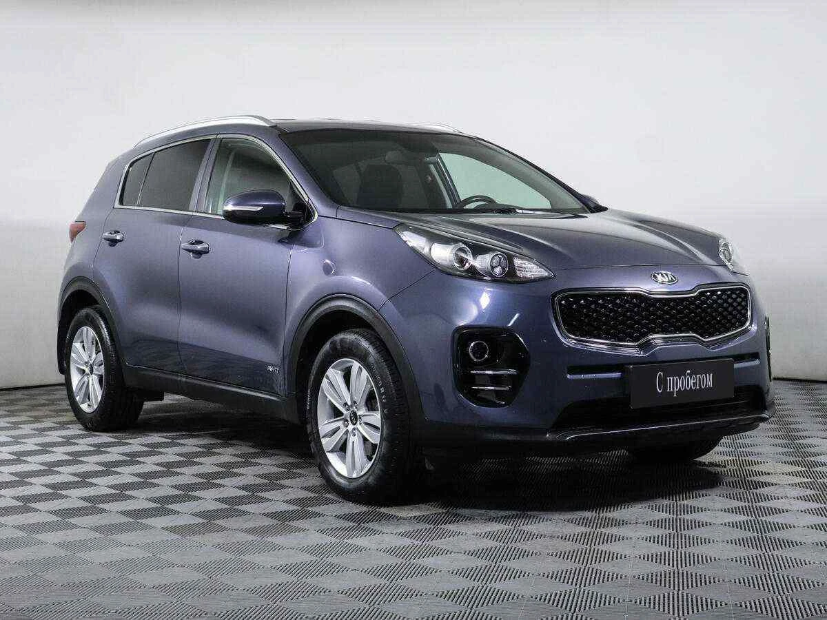 KIA Sportage, Синий, 2018, Автоматическая, 150 л.с., цена от 1 355 000 руб.