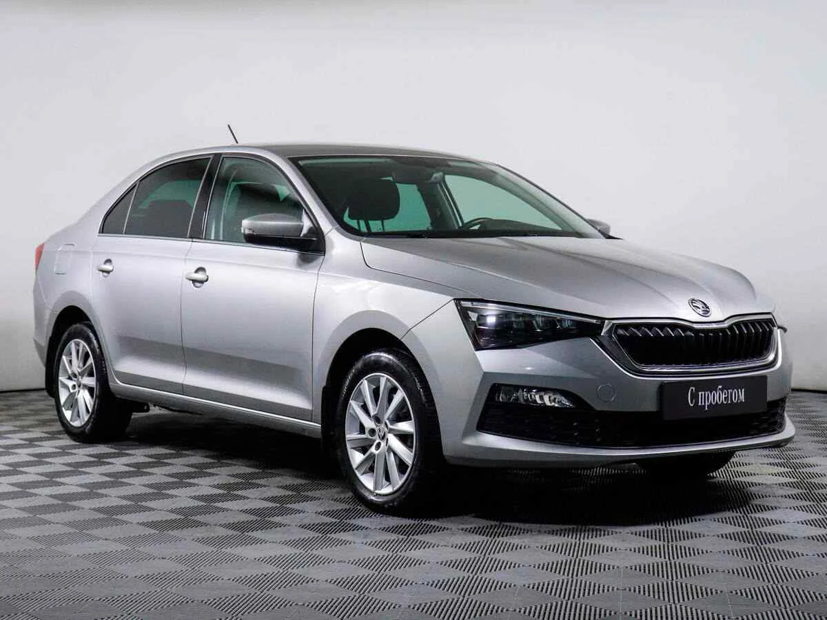 Skoda Rapid, Серебряный, 2021, Автоматическая, 110 л.с., цена от 1 115 000 руб.