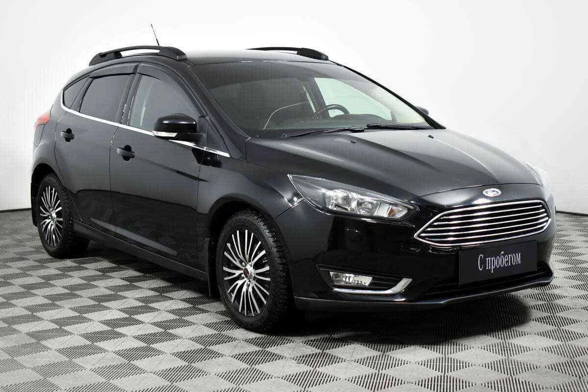 Ford Focus, Черный, 2017, Робот, 105 л.с., цена от 589 000 руб.