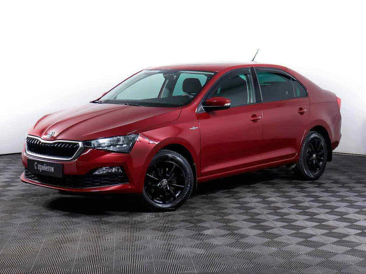 Skoda Rapid, Красный, 2021, Автоматическая, 110 л.с., цена от 1 100 000 руб.