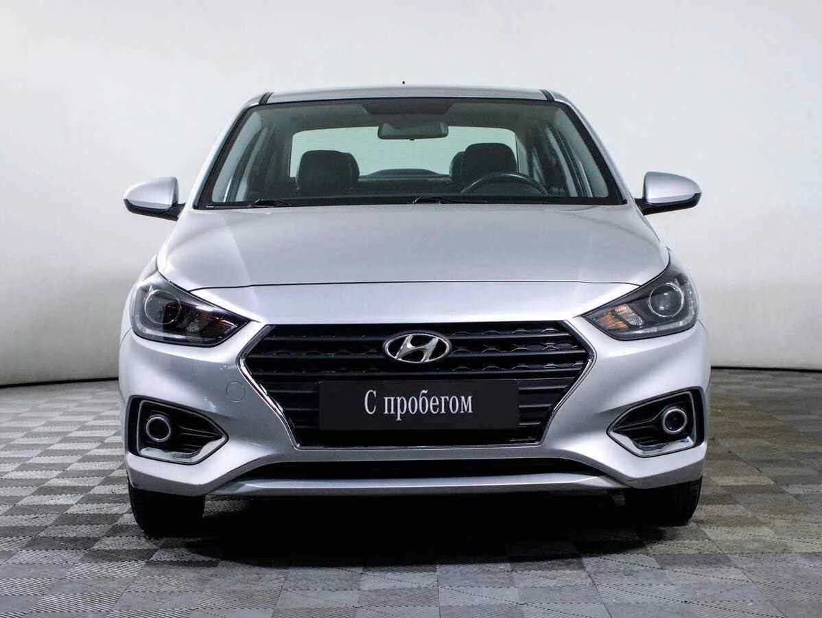 Hyundai Solaris, Серебряный, 2019, Автоматическая, 123 л.с., цена от 729 000 руб.
