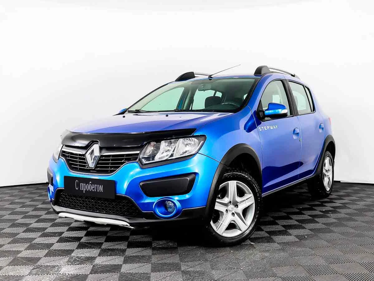 RENAULT SANDERO, Синий, 2015, Механическая, 82 л.с., цена от 572 800 руб.