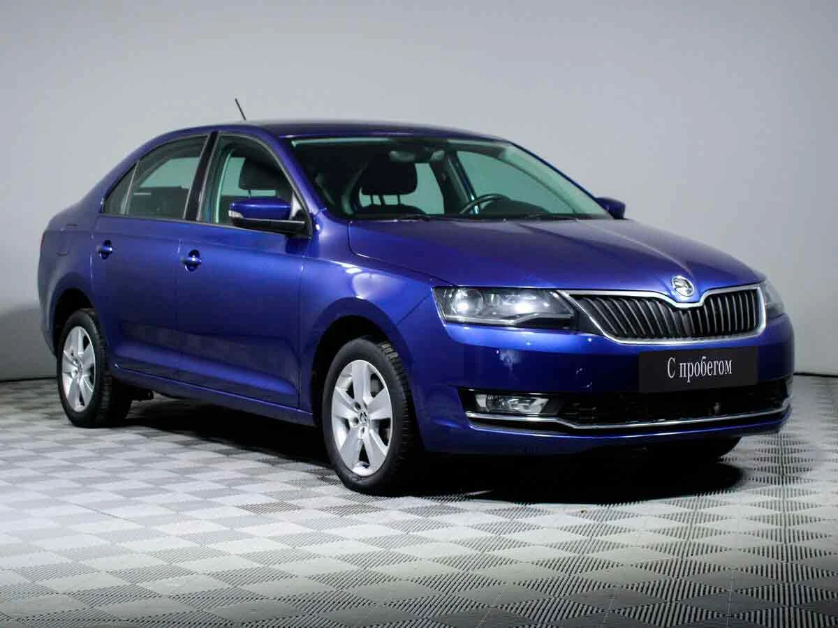 SKODA RAPID, Синий, 2019, Автоматическая, 110 л.с., цена от 934 400 руб.
