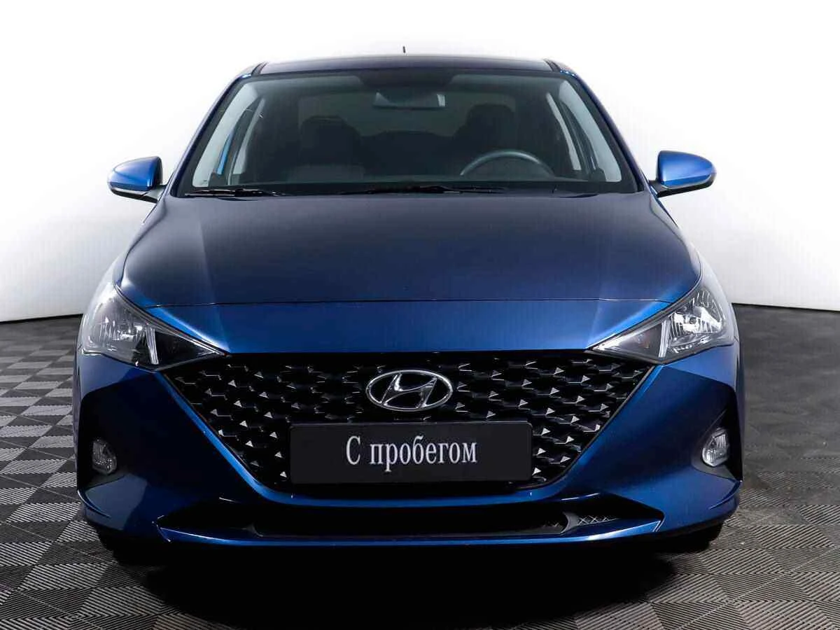 Hyundai Solaris, Синий, 2021, Автоматическая, 123 л.с., цена от 1 119 000 руб.