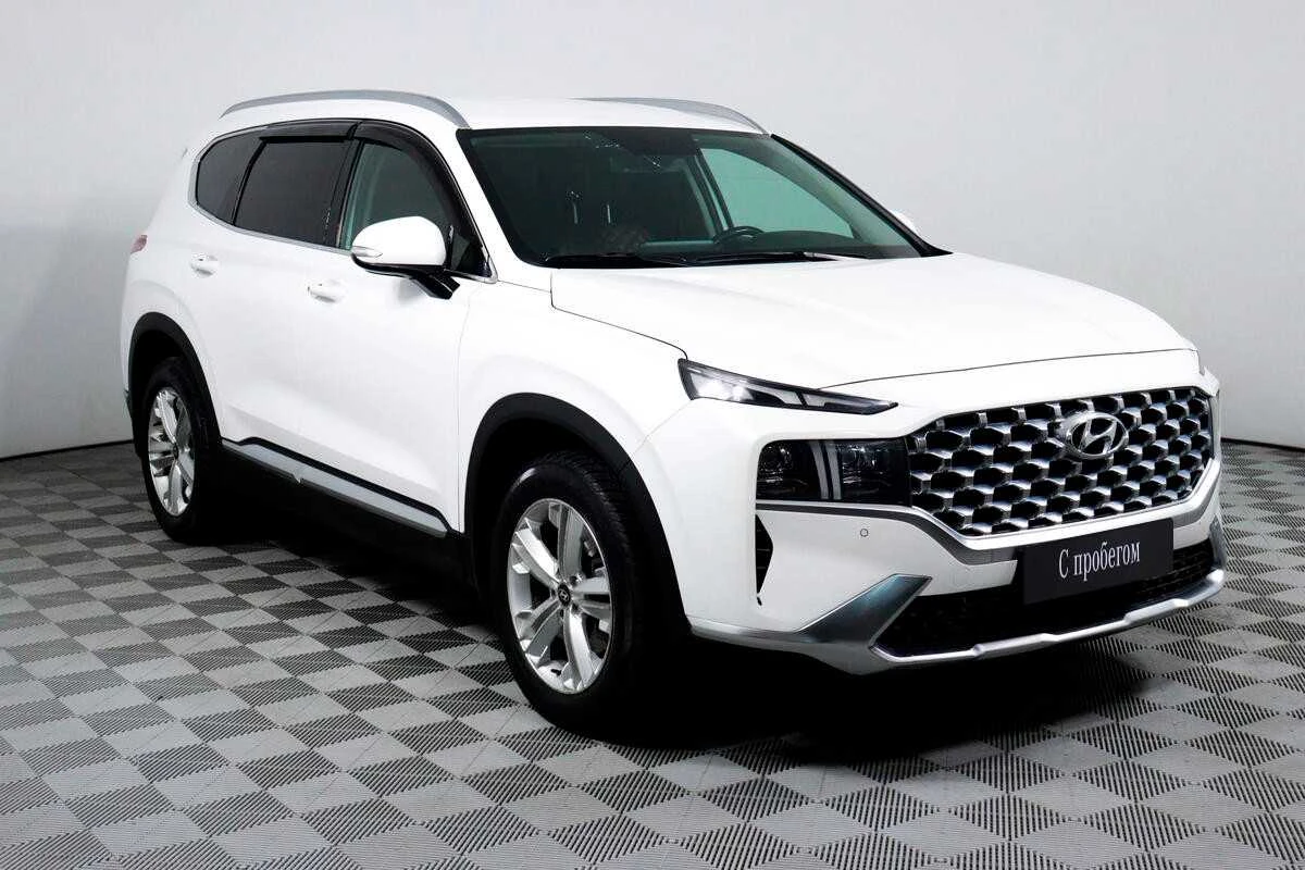 HYUNDAI SANTA FE, Белый, 2021, Робот, 199 л.с., цена от 2 336 000 руб.