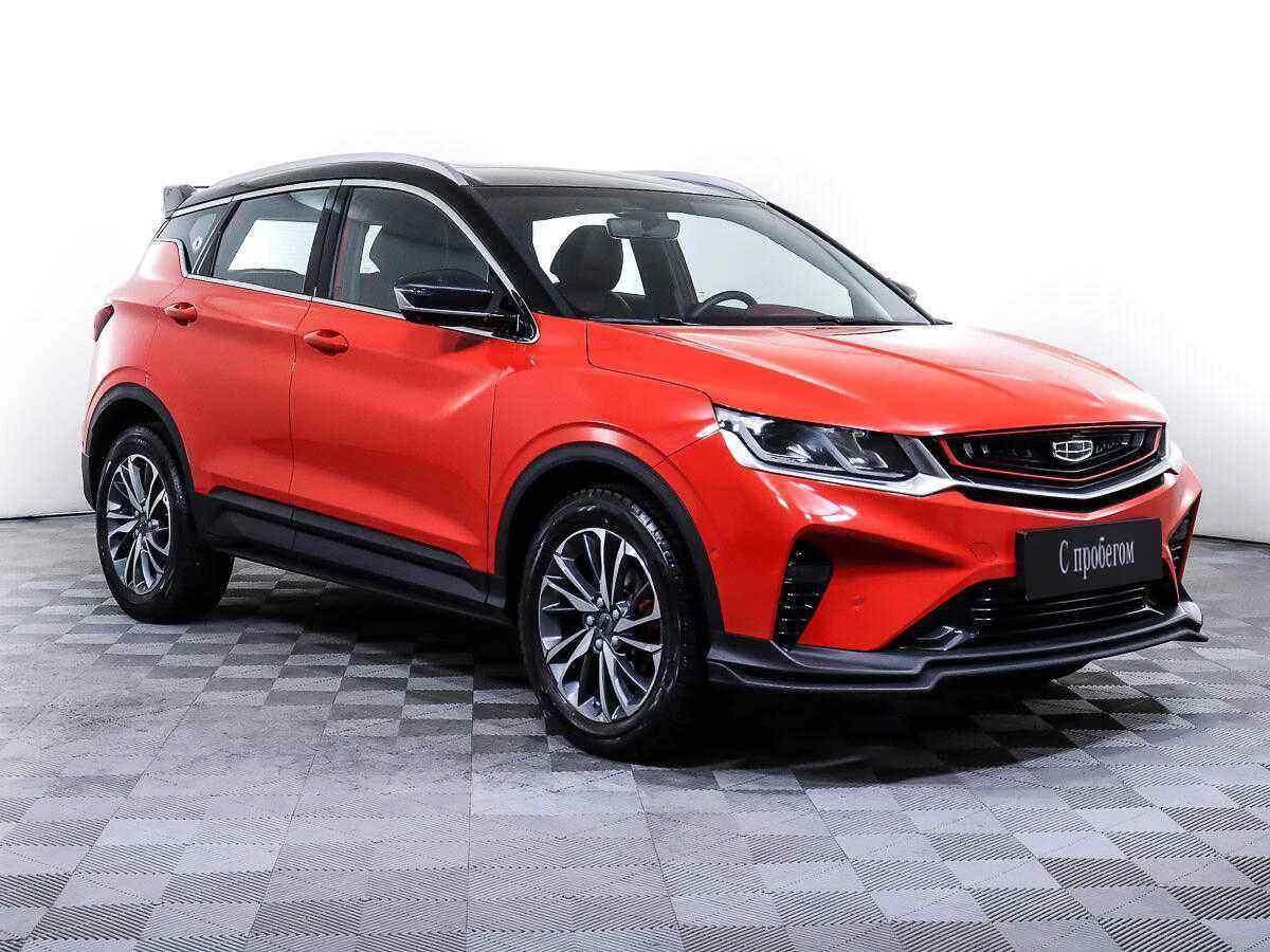 Geely Coolray, Красный, 2021, Робот, 150 л.с., цена от 1 590 000 руб.