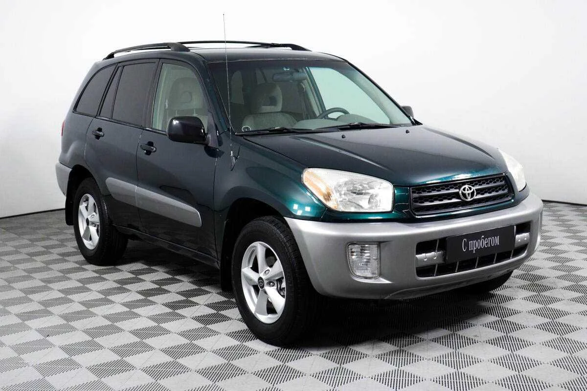 TOYOTA RAV4, Зеленый, 2002, Автоматическая, 150 л.с., цена от 576 000 руб.