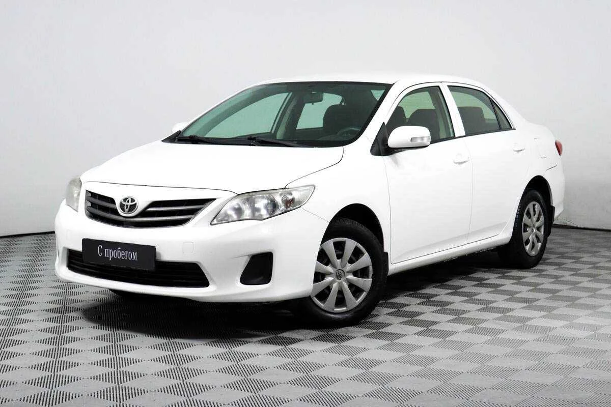 TOYOTA COROLLA, Белый, 2012, Механическая, 101 л.с., цена от 504 000 руб.
