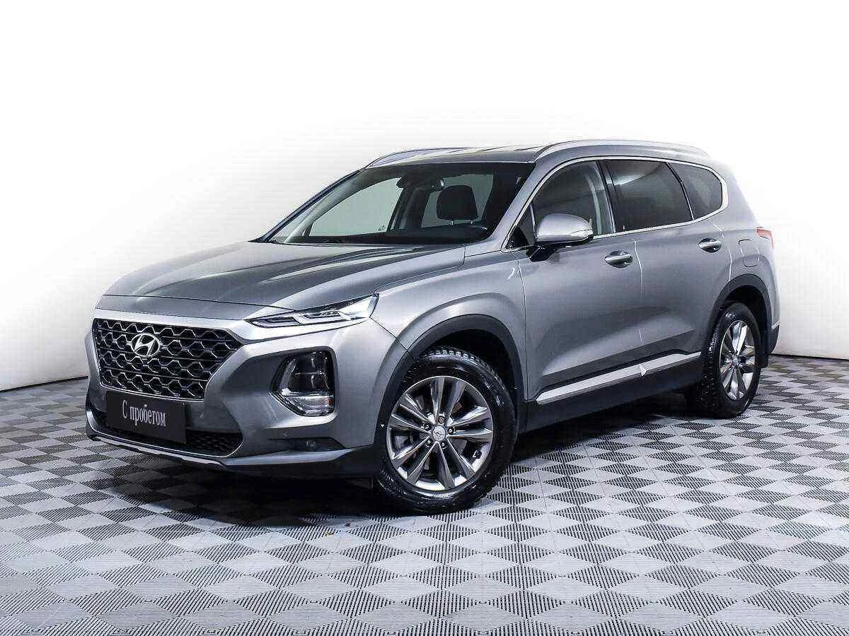 Hyundai Santa Fe, Серебряный, 2018, Автоматическая, 235 л.с., цена от 2 064 000 руб.