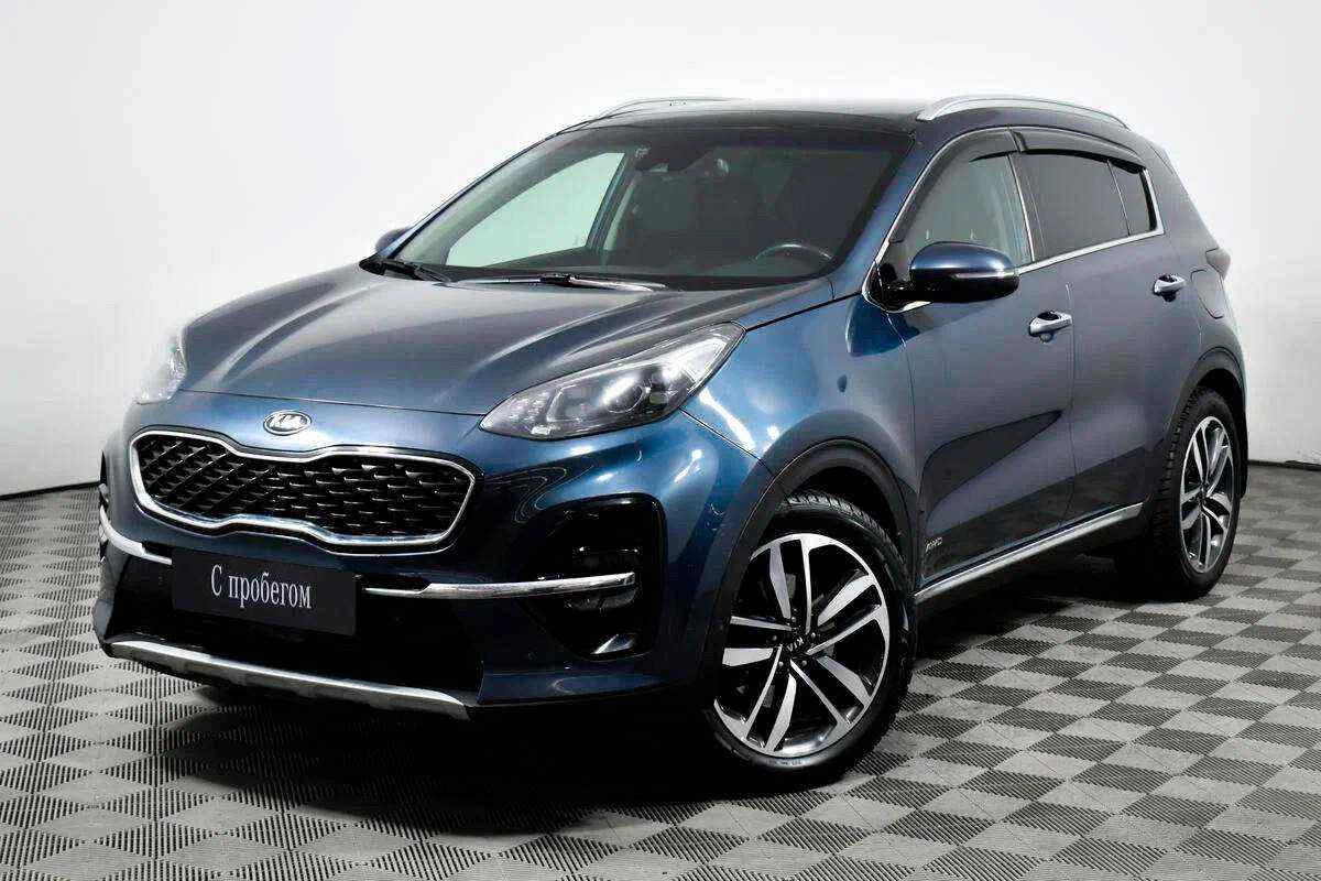 KIA Sportage, Синий, 2018, Автоматическая, 184 л.с., цена от 1 688 000 руб.