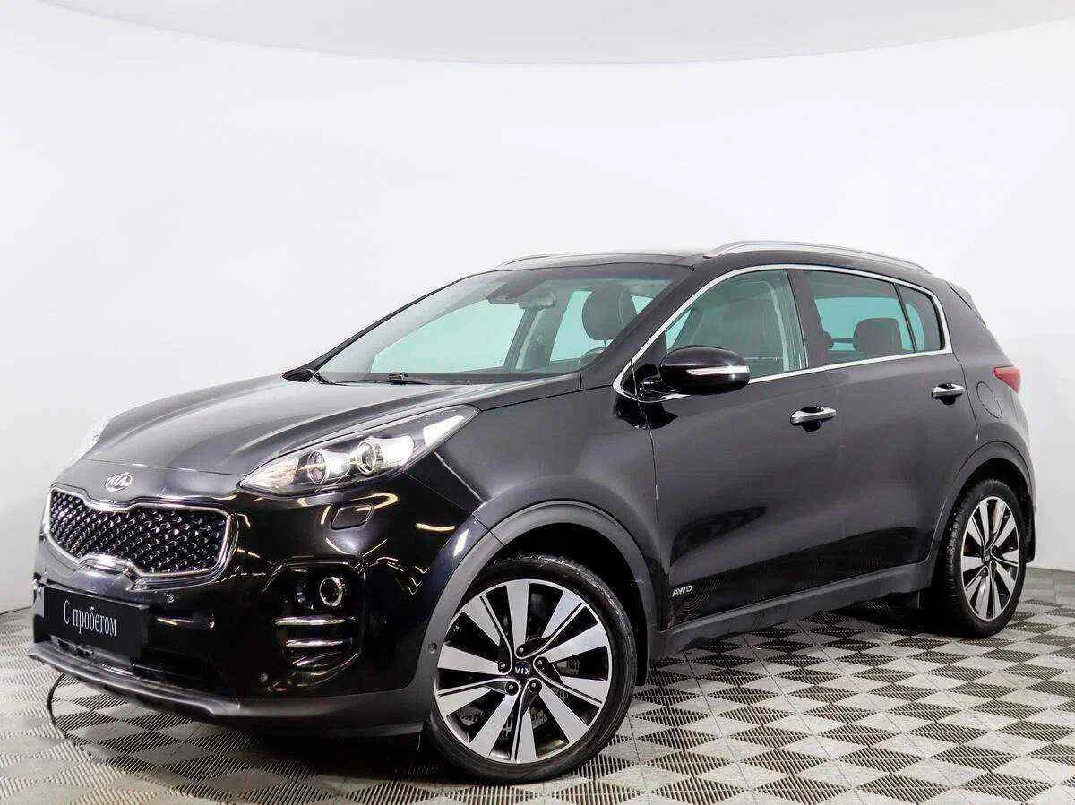 KIA Sportage, Черный, 2017, Автоматическая, 185 л.с., цена от 1 404 800 руб.