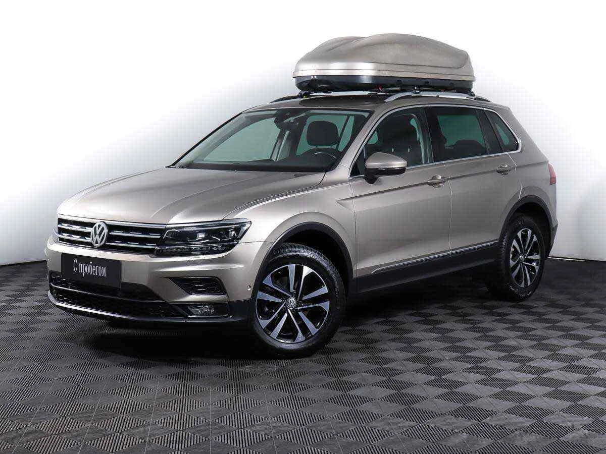 Volkswagen Tiguan, Бежевый, 2019, Робот, 150 л.с., цена от 1 557 000 руб.
