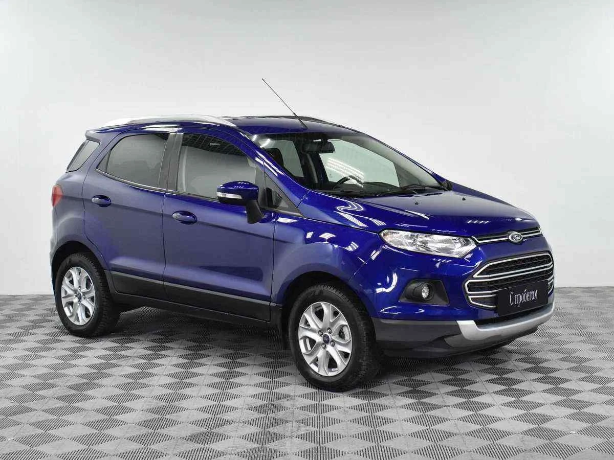 Ford EcoSport, Синий, 2015, Робот, 122 л.с., цена от 597 000 руб.