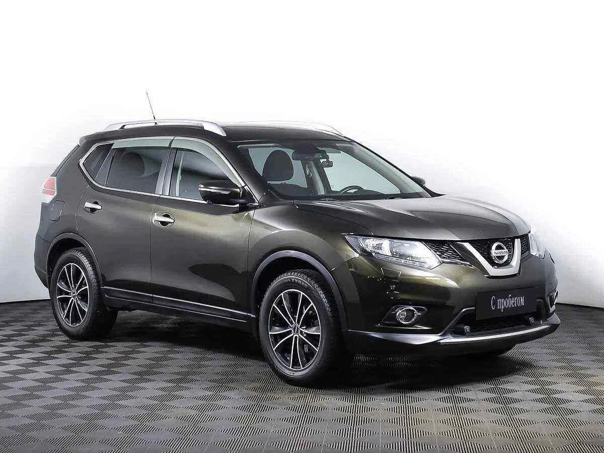 Nissan X-Trail, Зеленый, 2015, Вариатор, 144 л.с., цена от 1 183 000 руб.