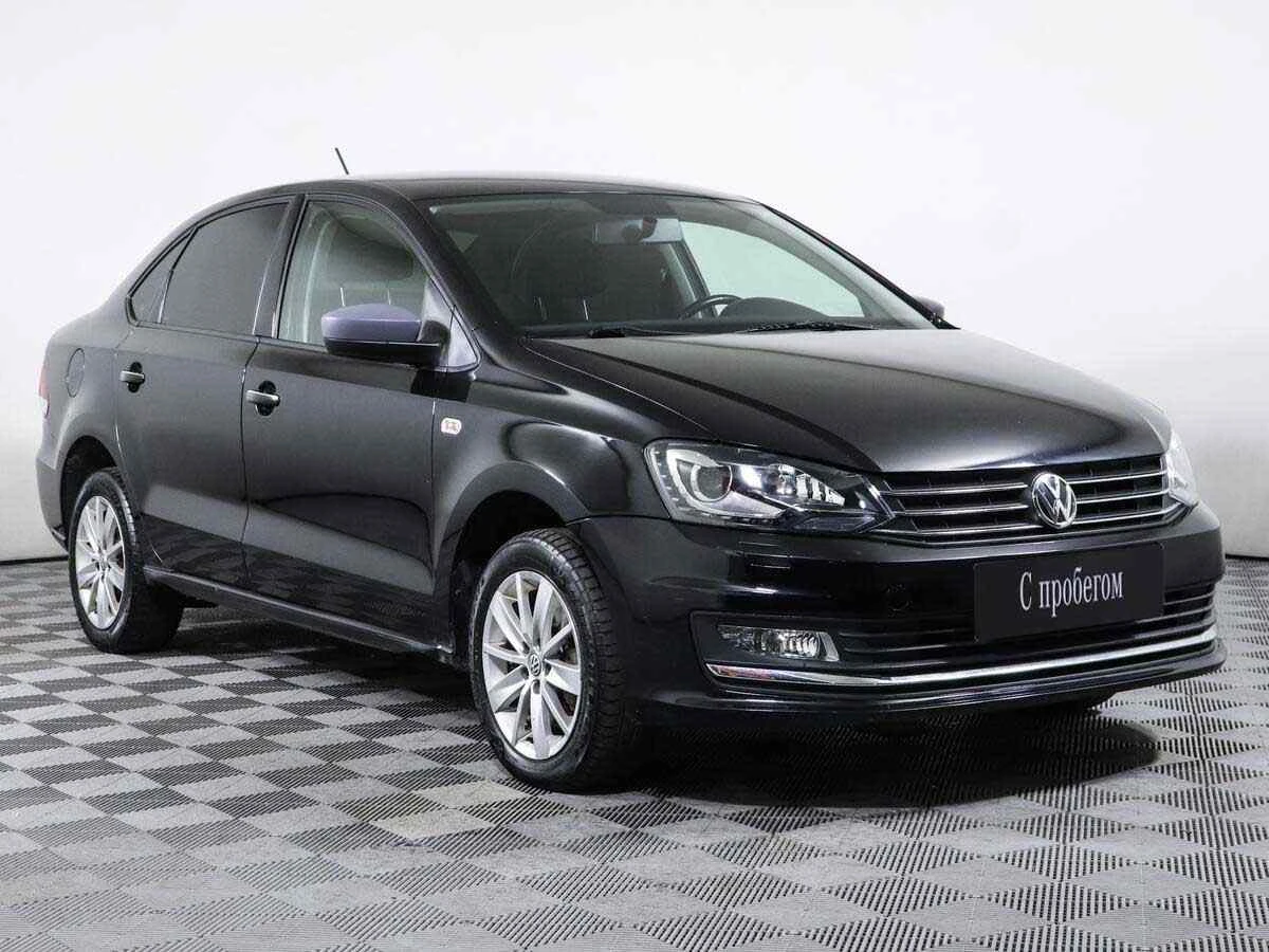 Volkswagen Polo, Черный, 2018, Робот, 125 л.с., цена от 599 000 руб.
