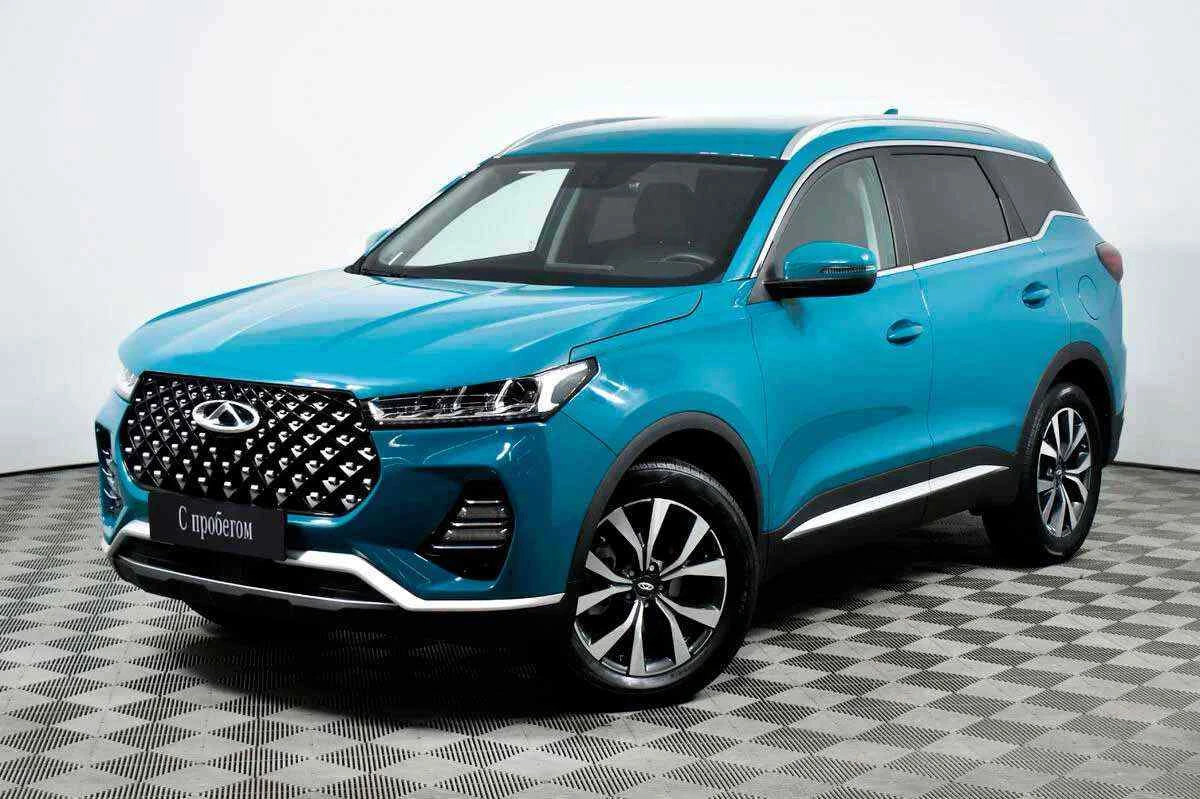 Chery Tiggo 7 Pro, Голубой, 2021, Вариатор, 147 л.с., цена от 1 570 000 руб.