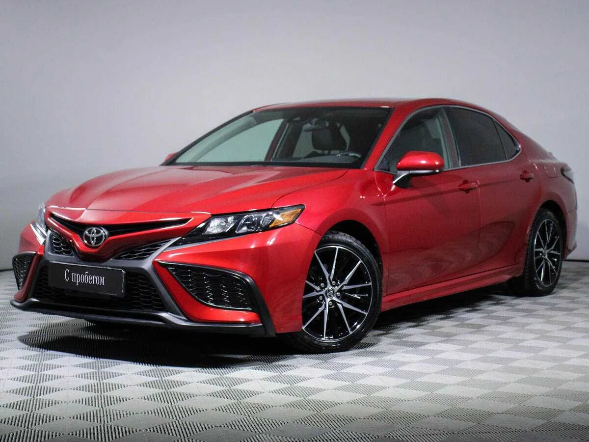 TOYOTA CAMRY, Красный, 2021, Автоматическая, 206 л.с., цена от 2 016 000 руб.