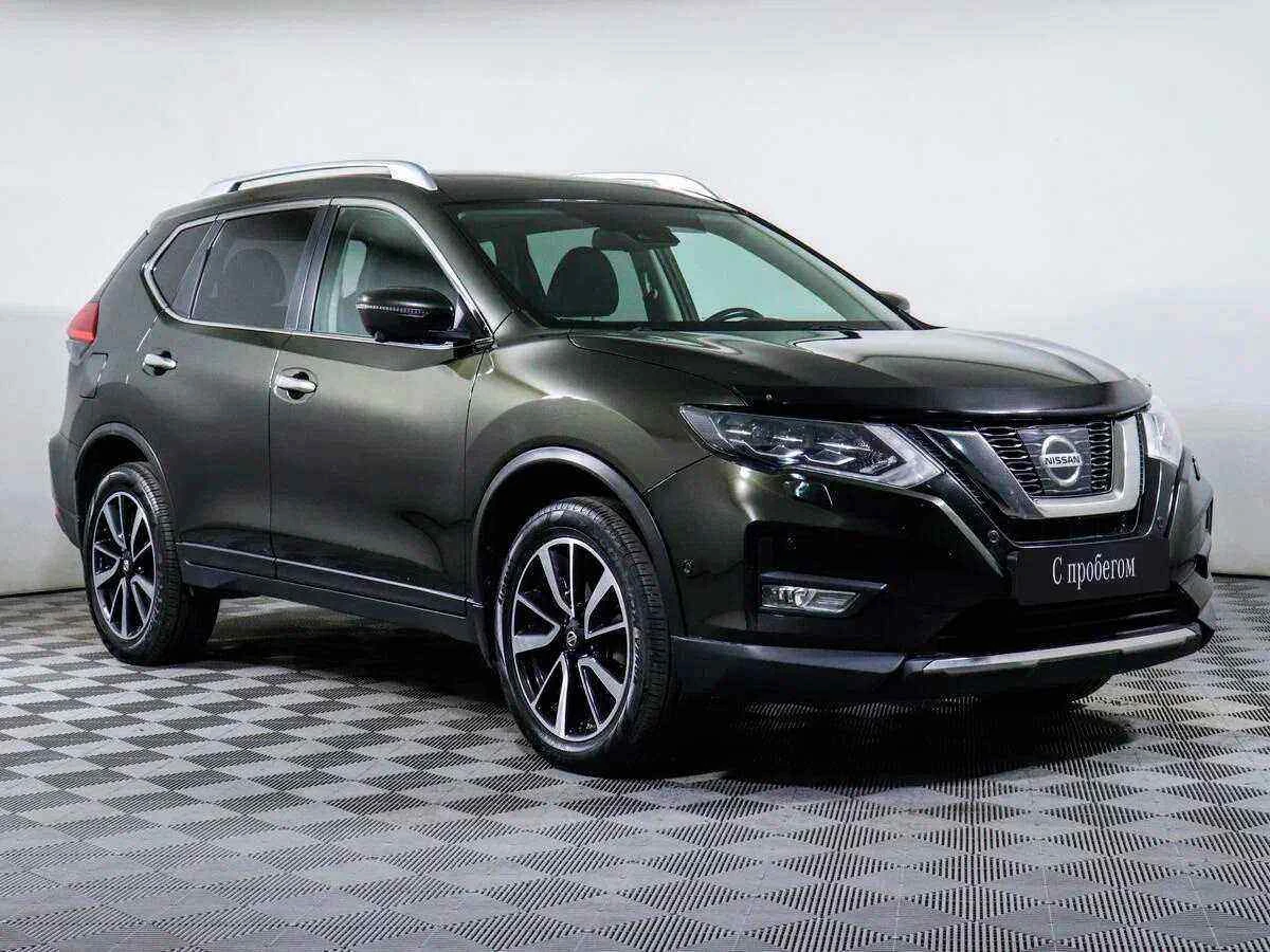 Nissan X-Trail, Зеленый, 2018, Вариатор, 171 л.с., цена от 1 455 000 руб.