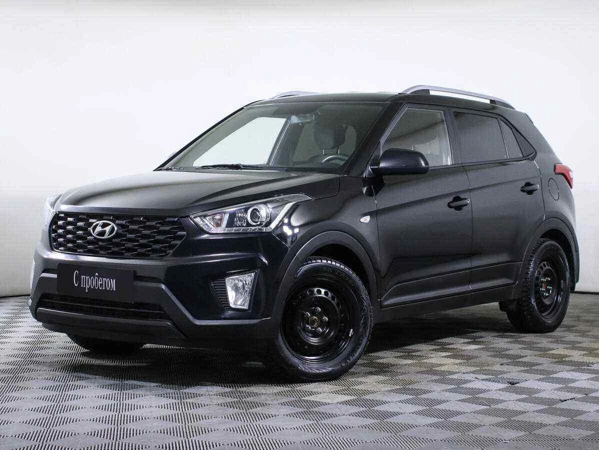 Hyundai Creta, Черный, 2021, Автоматическая, 123 л.с., цена от 1 417 000 руб.