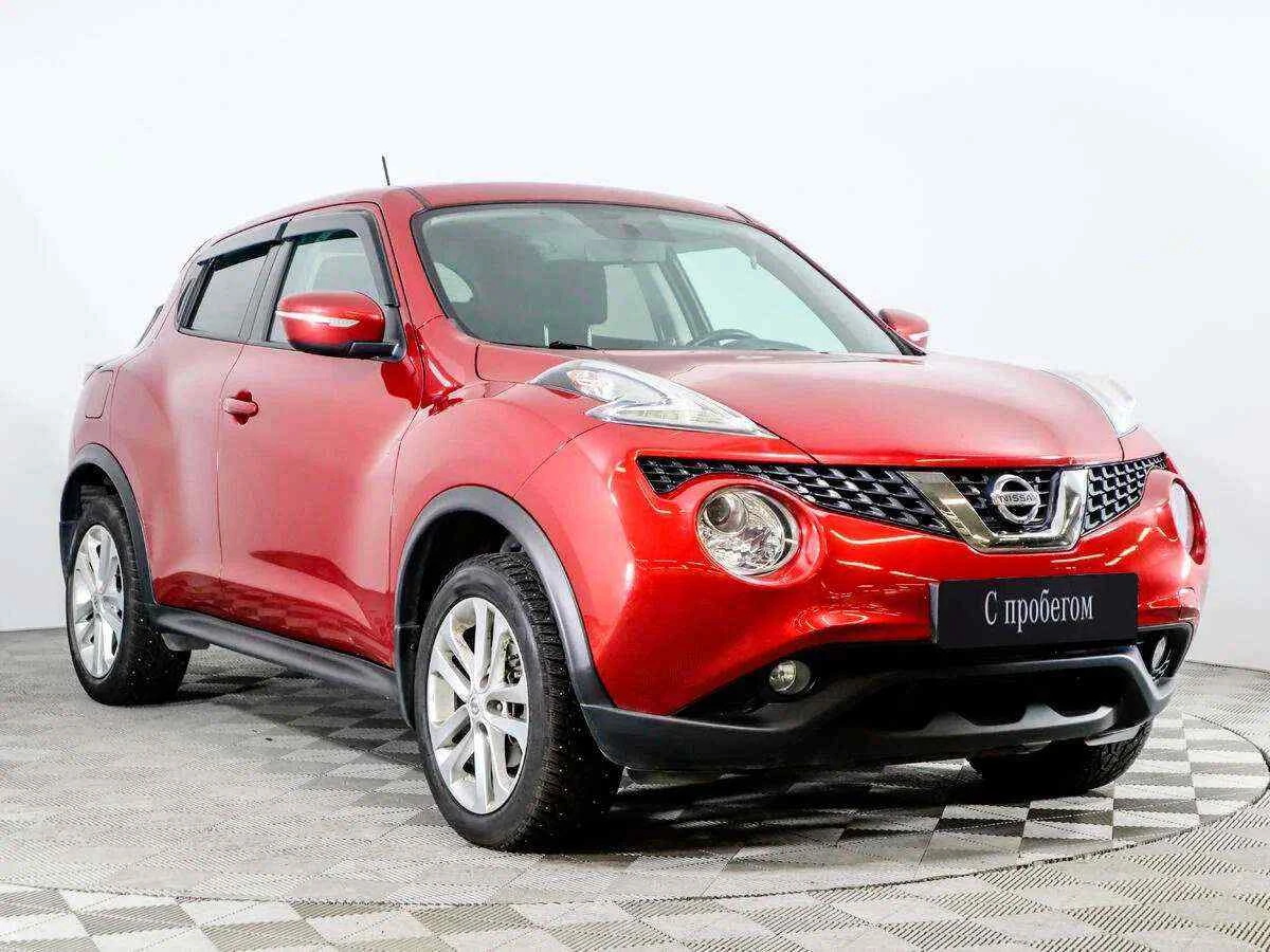 Nissan Juke, Красный, 2015, Вариатор, 117 л.с., цена от 905 700 руб.