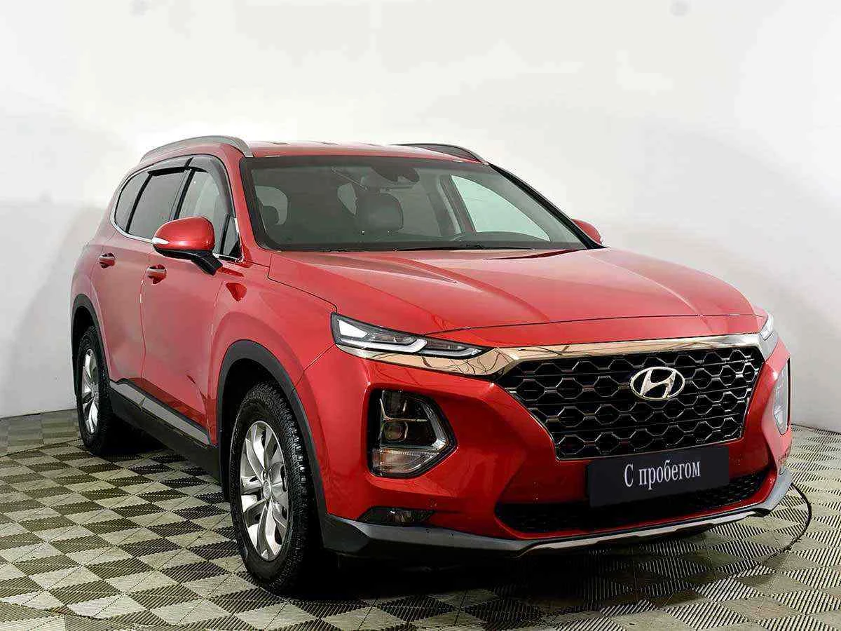 Hyundai Santa Fe, Красный, 2019, Автоматическая, 200 л.с., цена от 2 382 000 руб.