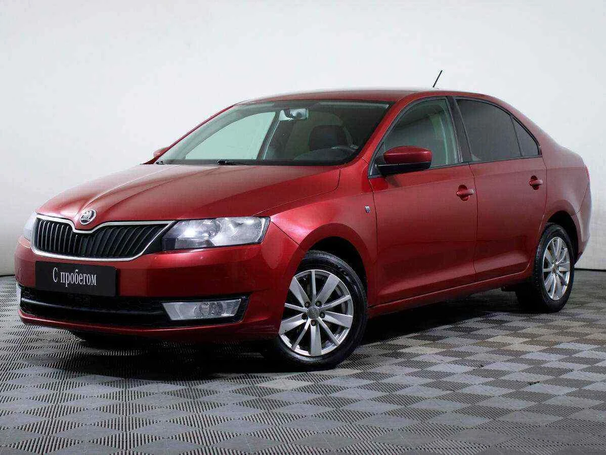 Skoda Rapid, Красный, 2017, Автоматическая, 110 л.с., цена от 550 000 руб.