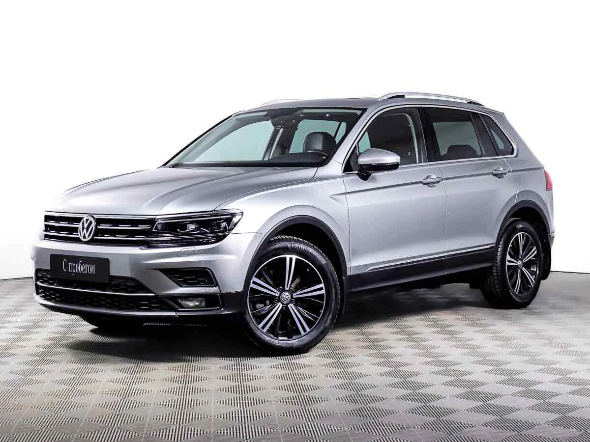 VOLKSWAGEN TIGUAN, Серебряный, 2018, Робот, 180 л.с., цена от 2 112 000 руб.