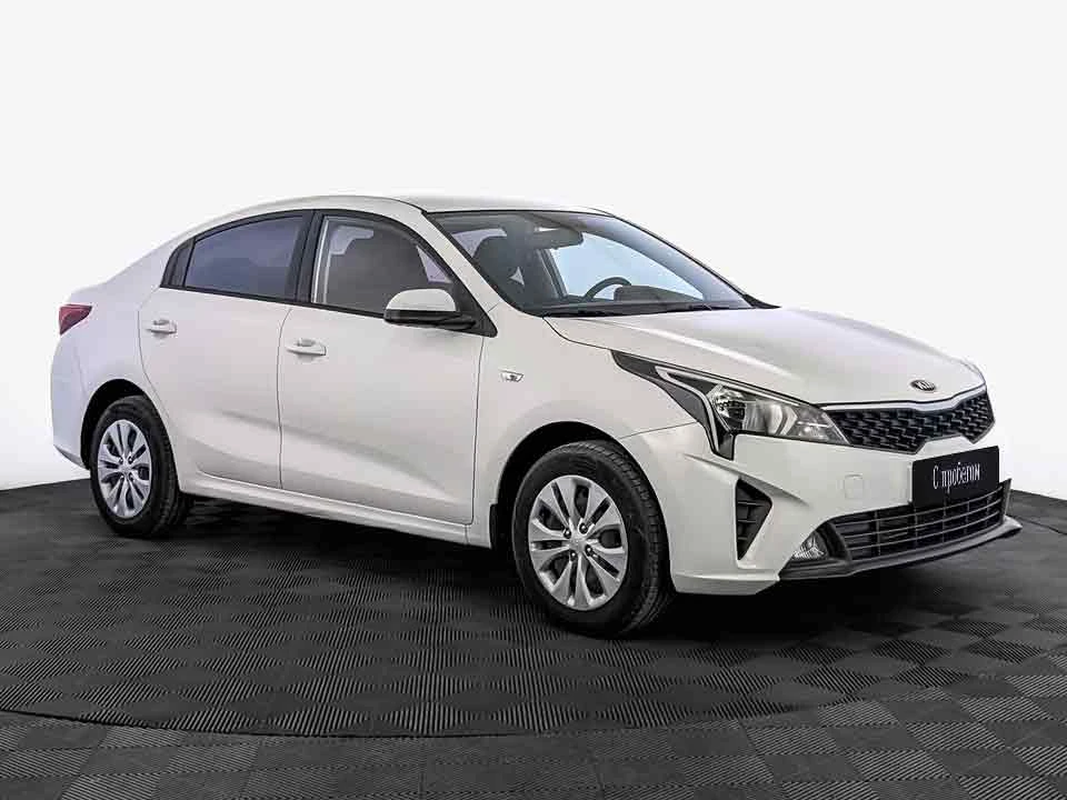 KIA RIO, Белый, 2021, Автоматическая, 123 л.с., цена от 1 192 000 руб.
