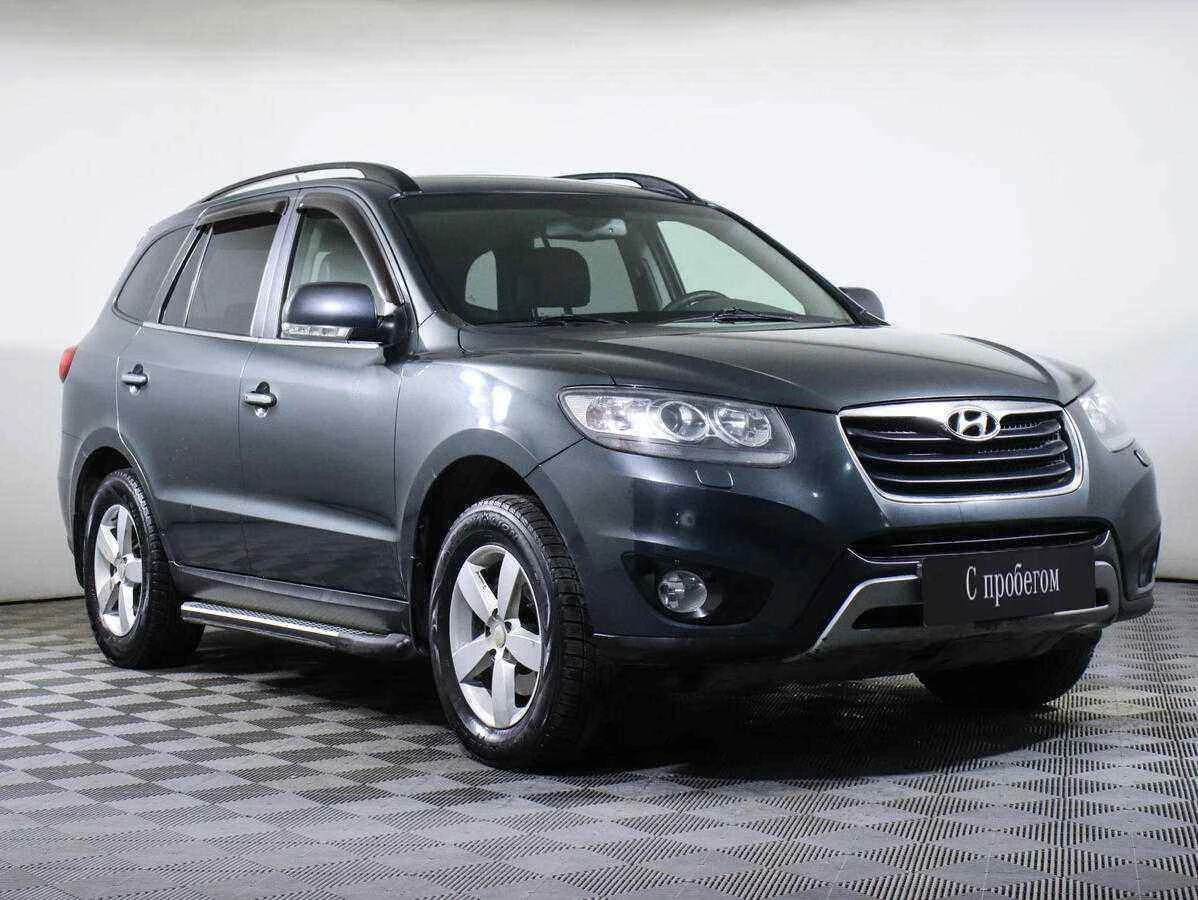 Hyundai Santa Fe, Серый, 2012, Автоматическая, 174 л.с., цена от 849 000 руб.