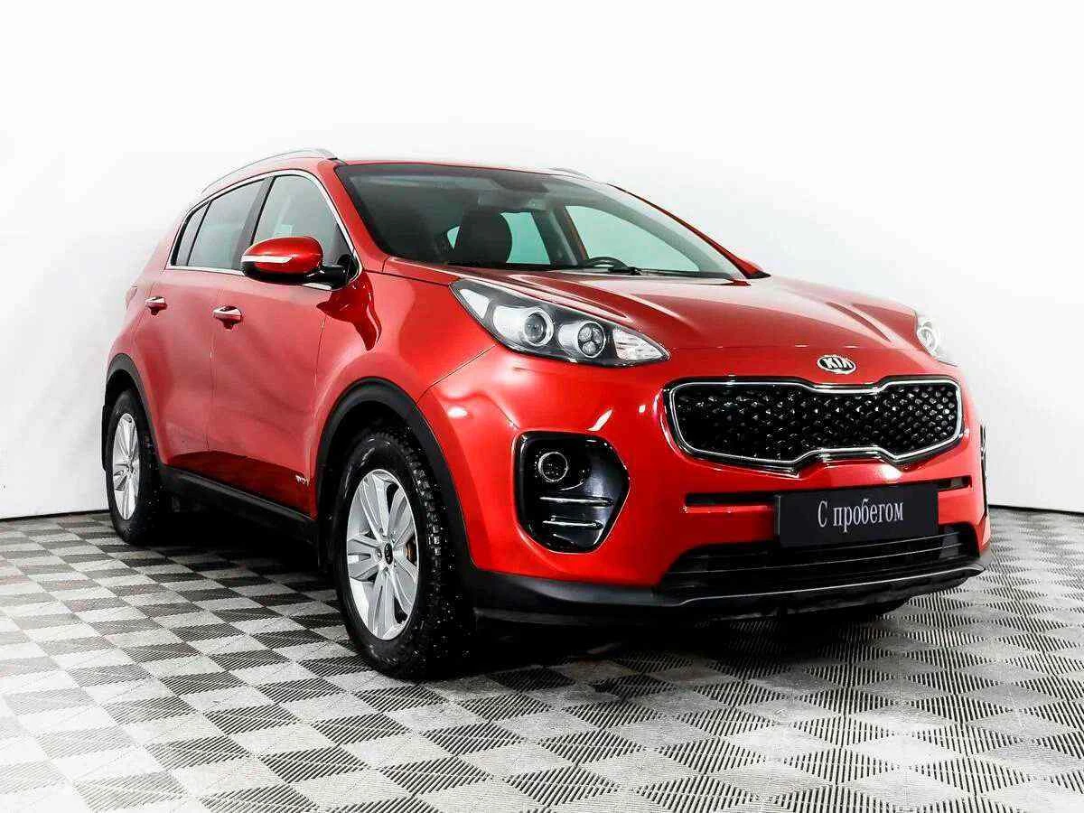 KIA Sportage, Красный, 2018, Автоматическая, 150 л.с., цена от 1 611 000 руб.