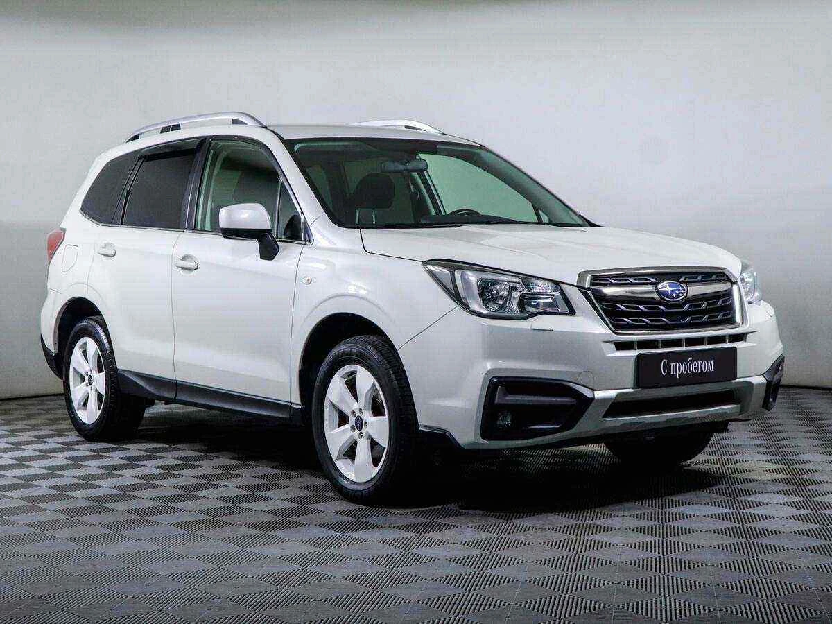 Subaru Forester, Белый, 2017, Вариатор, 150 л.с., цена от 1 380 000 руб.
