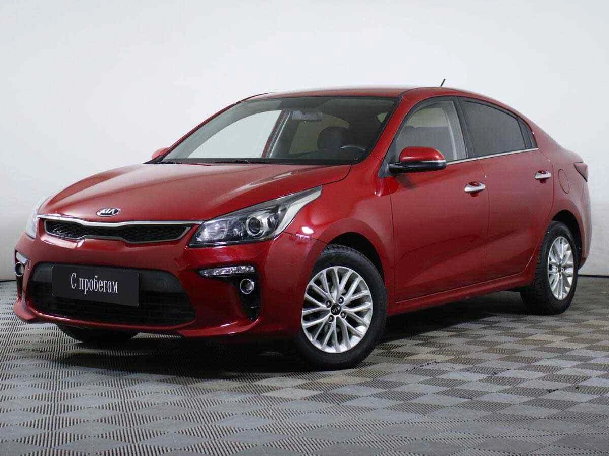 KIA Rio, Красный, 2019, Автоматическая, 123 л.с., цена от 1 135 000 руб.
