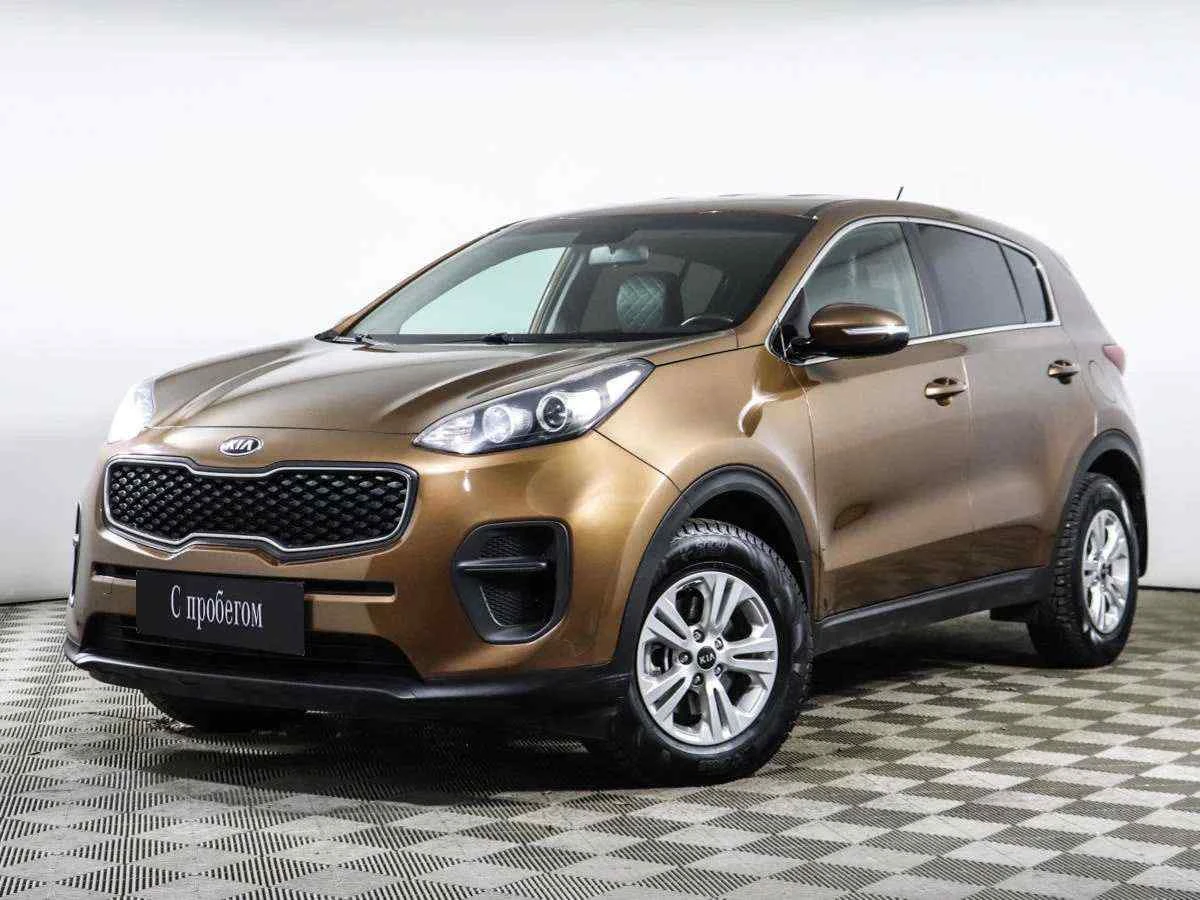 KIA Sportage, Золотой, 2016, Автоматическая, 150 л.с., цена от 1 393 900 руб.