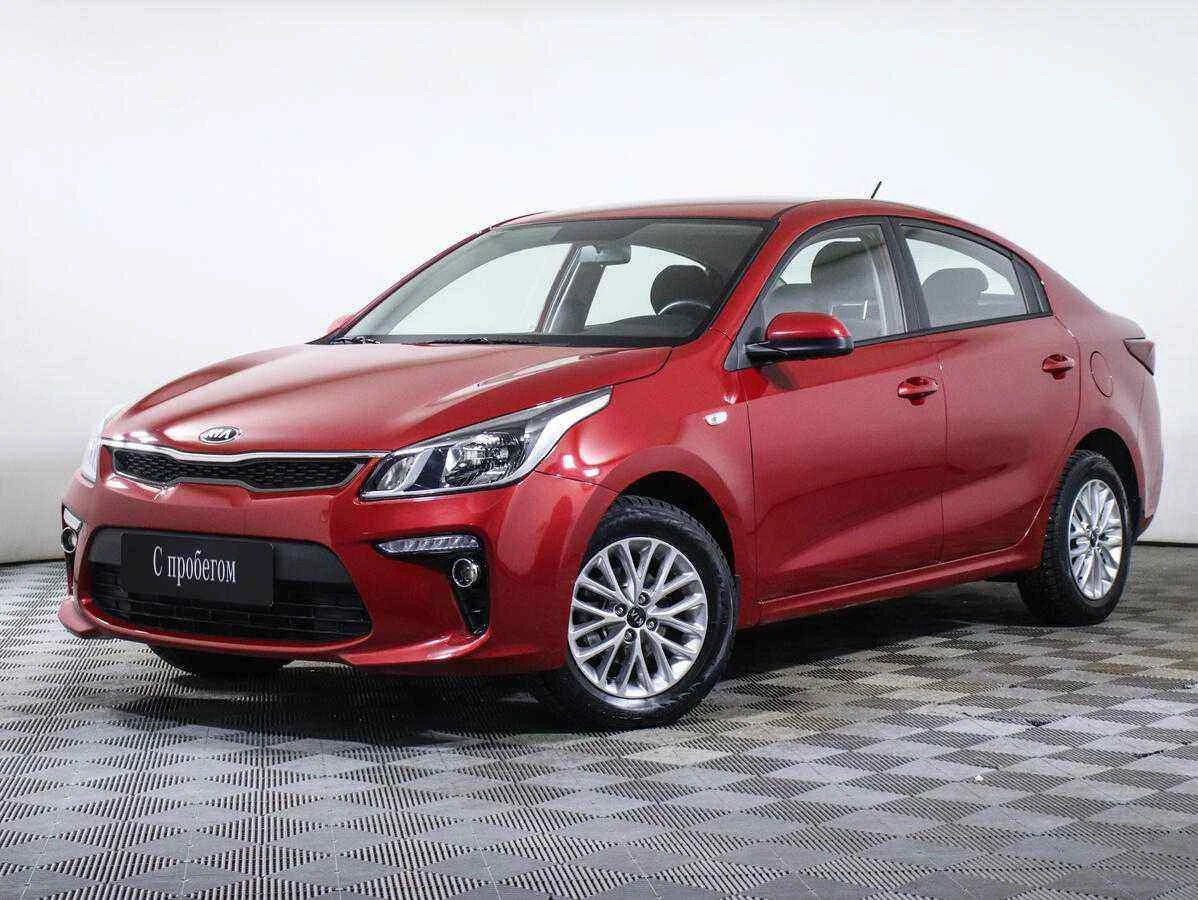 KIA Rio, Красный, 2017, Автоматическая, 123 л.с., цена от 938 000 руб.