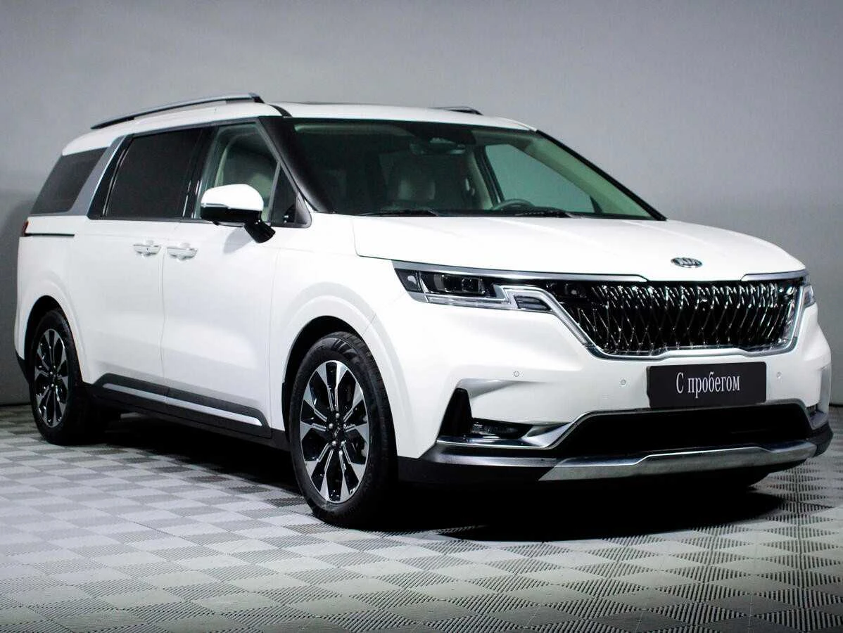 KIA Carnival, Белый, 2021, Автоматическая, 202 л.с., цена от 3 712 000 руб.