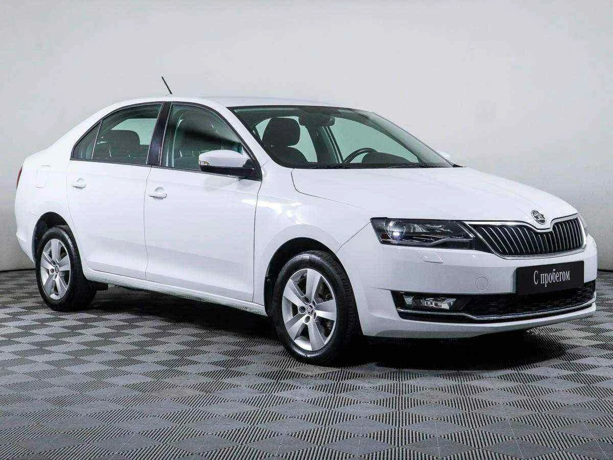 Skoda Rapid, Белый, 2018, Автоматическая, 110 л.с., цена от 740 000 руб.