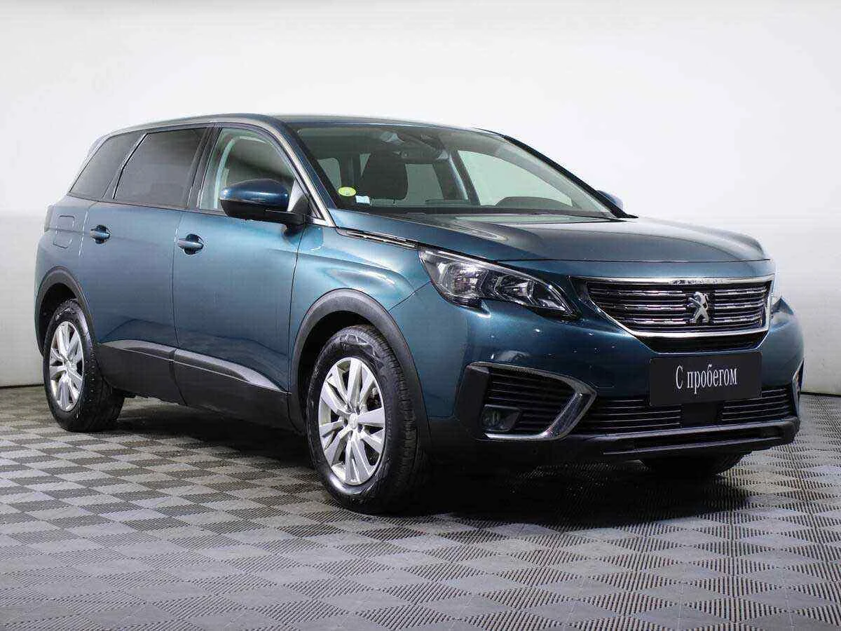 Peugeot 5008, Голубой, 2018, Автоматическая, 120 л.с., цена от 1 212 000 руб.