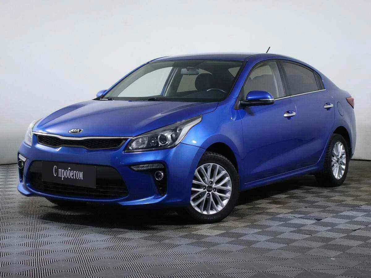 KIA Rio, Синий, 2018, Автоматическая, 123 л.с., цена от 712 000 руб.