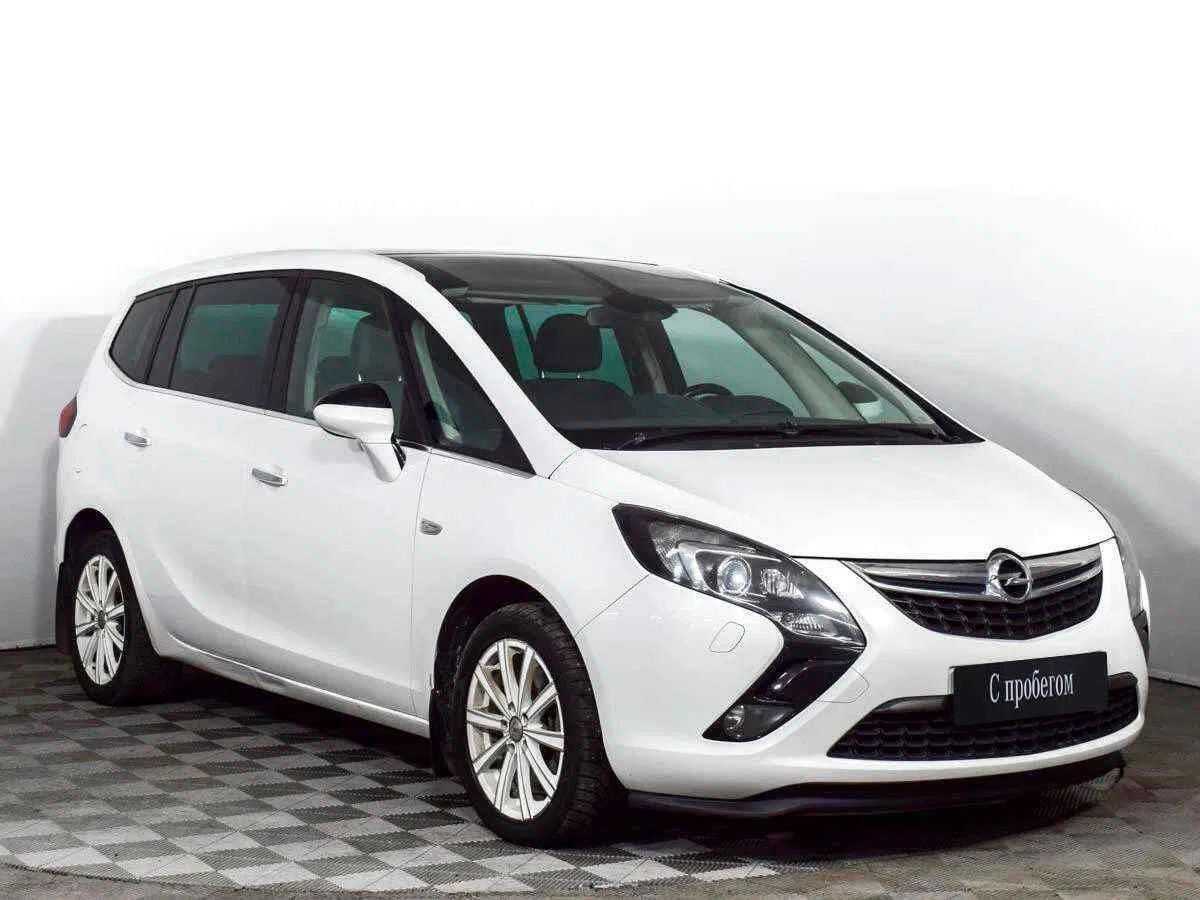 Opel Zafira, Белый, 2013, Автоматическая, 165 л.с., цена от 799 400 руб.
