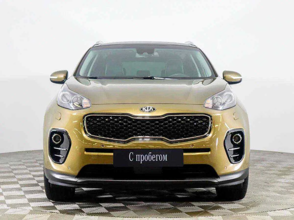 KIA Sportage, Желтый, 2016, Автоматическая, 150 л.с., цена от 1 457 400 руб.