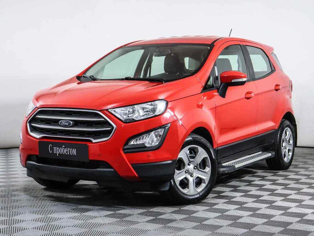 Ford EcoSport, Красный, 2019, Автоматическая, 123 л.с., цена от 1 049 000 руб.