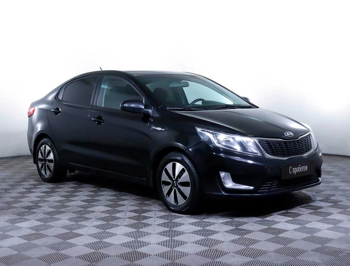 KIA RIO, Черный, 2014, Автоматическая, 123 л.с., цена от 608 000 руб.